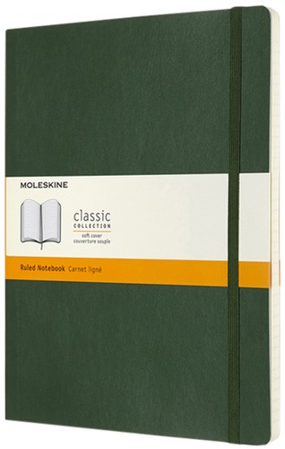 Notitieboek Moleskine XL 190x250 ln sc myrt gn 1 Stuk