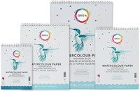 Bloc aquarelle Qrea A4 20 feuilles 200g spirale 20 Vel-2