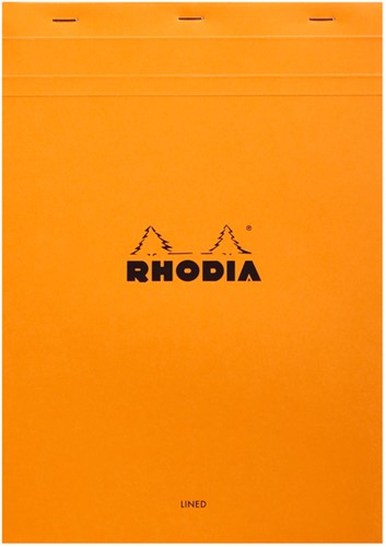 Schrijfblok Rhodia A4 lijn 80vel 80gr or 1 Stuk