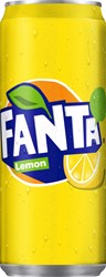 Frisdrank Fanta lemon blik 330ml 330 Milliliter