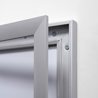 Vitrine d'affichage Quantore Luxe 6x A4 argent 1 Stuk-1