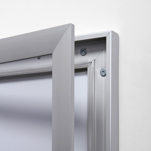 Vitrine d'affichage Quantore Luxe 6x A4 argent 1 Stuk-1