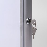 Vitrine d'affichage Quantore Luxe 2x A4 argent 1 Stuk-3