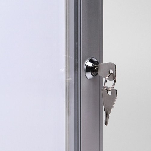 Vitrine d'affichage Quantore Luxe 2x A4 argent 1 Stuk-3