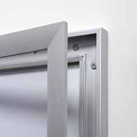 Vitrine d'affichage Quantore Luxe 2x A4 argent 1 Stuk-1