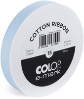 Ruban Colop e-Mark 15mmx25m bleu 1 Stuk