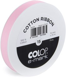 Ruban Colop e-Mark 15mmx25m rose 1 Stuk