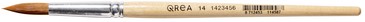 Pinceau Qrea poil synthétique n° 14 largeur 9,6mm 1 Stuk