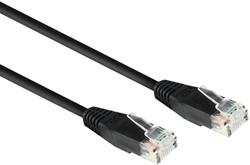 Kabel ACT CAT6 Network koper 0.9 meter zwart 1 Stuk