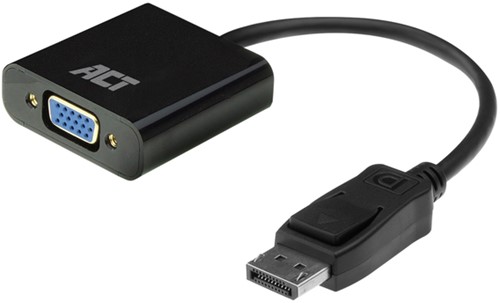 Adaptateur ACT DisplayPort vers VGA 0,15m 1 Stuk