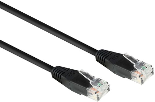 Kabel ACT CAT6 Network koper 5 meter zwart 1 Stuk