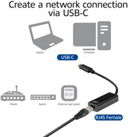 Adaptateur ACT USB-C ver Ethernet Gigabit 0,15m 1 Stuk-1