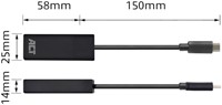 Adaptateur ACT USB-C ver Ethernet Gigabit 0,15m 1 Stuk-2