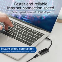 Adaptateur ACT USB-C ver Ethernet Gigabit 0,15m 1 Stuk-4