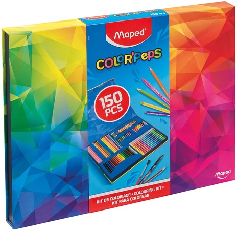 Kit dessin Maped Color'sPeps 150 pièces assorti 1 Set bij Bonnet