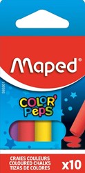 Craie tableau noir Maped Color'Peps boîte 10 pièces assorti 10 Stuk