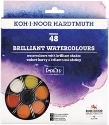 Peinture à l'eau Koh-i-Noor Brillant blister 48 couleurs assorti 1 Stuk