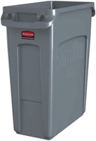Collecteur Rubbermaid Slim Jim Vented avec conduits d'aération 60L gris 1 Stuk