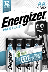 Pile Energizer Max plus 4x AA alcaline 4 Stuk