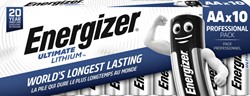 Pile Energizer Ultimate lithium 10x AA 10 Stuk