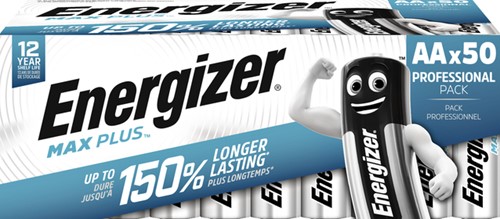 Pile Energizer Max Plus 50x AA alcaline 50 Stuk