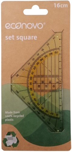 Geodriehoek Econovo 16cm 1 Stuk