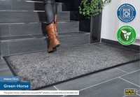 Tapis d'entrée Green-horse Indoor Pro 85x150cm noir 1 Stuk-2