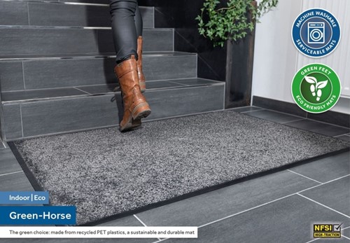 Tapis d'entrée Green-horse Indoor Pro 85x150cm noir 1 Stuk-2