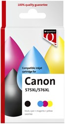 Cartouche d'encre Quantore alternative pour Canon PG-575XL CI-576XL noir+couleur 2 Stuk