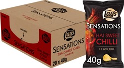 Chips Lay's Sensations Thai sweet chilli sachet 40g 40 Gram
