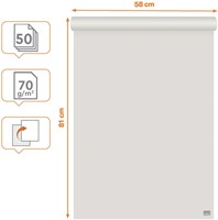 Papier chevalet de conférence Nobo Recyclé 58x81cm double face 50 feuilles 1 Stuk-2