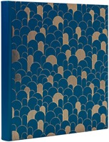 Fotoalbum Exacompta 29x32cm 60pag Néo Déco blauw 1 Stuk