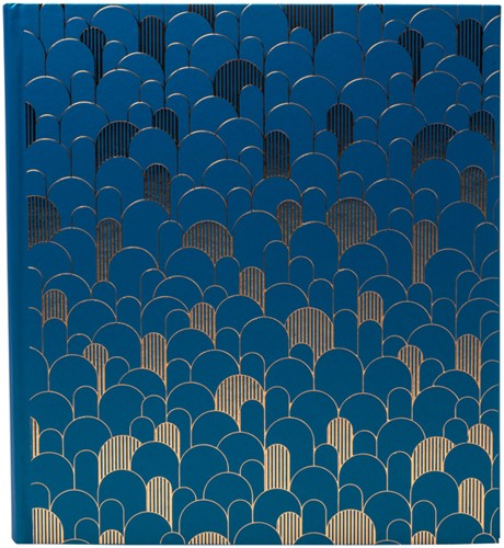 Fotoalbum Exacompta 29x32cm 60pag Néo Déco blauw 1 Stuk-2
