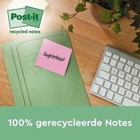 Memoblok 3M Post-it 654 RSSCOL 76x76mm ass. kl 3+1 4 Stuk-2