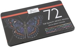 Crayon de couleur Nassau Fine Art assorti boîte 72 pièces 1 Stuk