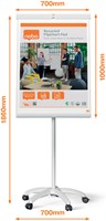 Chevalet de conférence Nobo Premium Plus mobile acier 1 Stuk-3