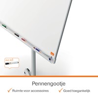 Chevalet de conférence Nobo Premium Plus mobile acier 1 Stuk-3
