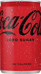 Frisdrank Coca Cola zero blik 150ml 150 Milliliter