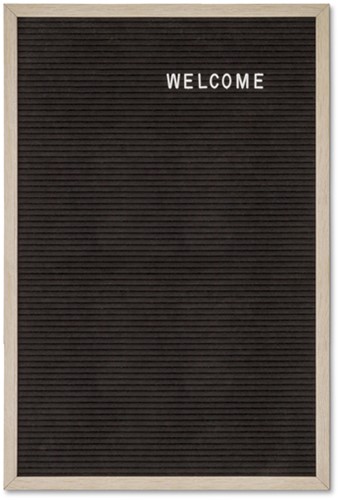 Letterbord IEZZY 40x60cm naturel hout 1 Stuk
