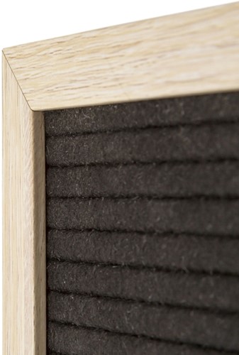 Letterbord IEZZY 40x60cm naturel hout 1 Stuk-3
