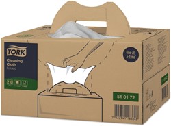 Chiffon de nettoyage Tork Premium W7 510172 Handy Box 1 épaisseur 210 pièces blanc 210 Vel