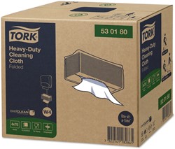 Chiffon de nettoyage Tork Premium Heavy-Duty W4 530180 plié 1 épaisseur 4x 70 feuilles blanc 4 pak