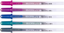 Stylo gel Sakura Gelly Roll Gold Shadow set 5 couleurs 5 Stuk