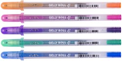 Stylo gel Sakura Gelly Roll Silver Shadow set 5 couleurs 5 Stuk