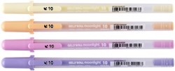 Stylo gel Sakura Gelly Toll Moonlight 10 Sunrise set 4 couleurs 4 Stuk