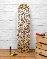 Marqueur peinture Posca PC8K Large biseau bleu foncé 1 Stuk-8