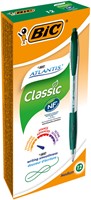 Stylo bille BIC Atlantis Classic grip clic Medium vert 1 Stuk-2