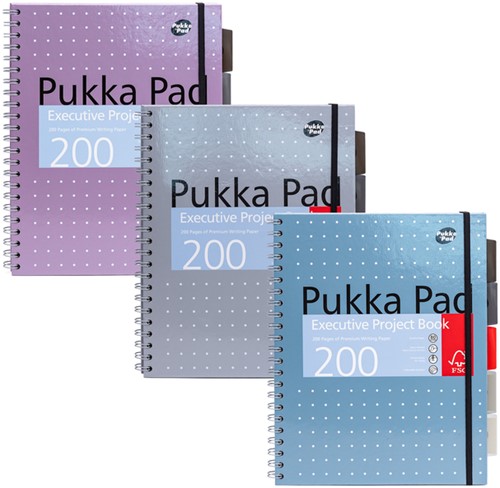 Projectboek Pukka Executive A4 lijn 4-g 200pag 1 Stuk