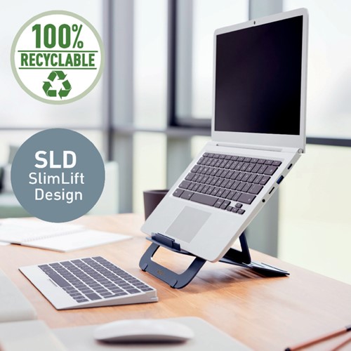 Laptopstandaard Leitz Ergo alu plat verstelbaar 1 Stuk-4
