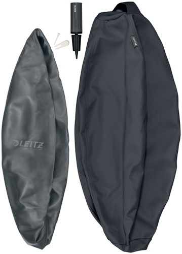 Actieve zitbal Leitz Ergo 65cm anti-rol donkergs 1 Stuk-12